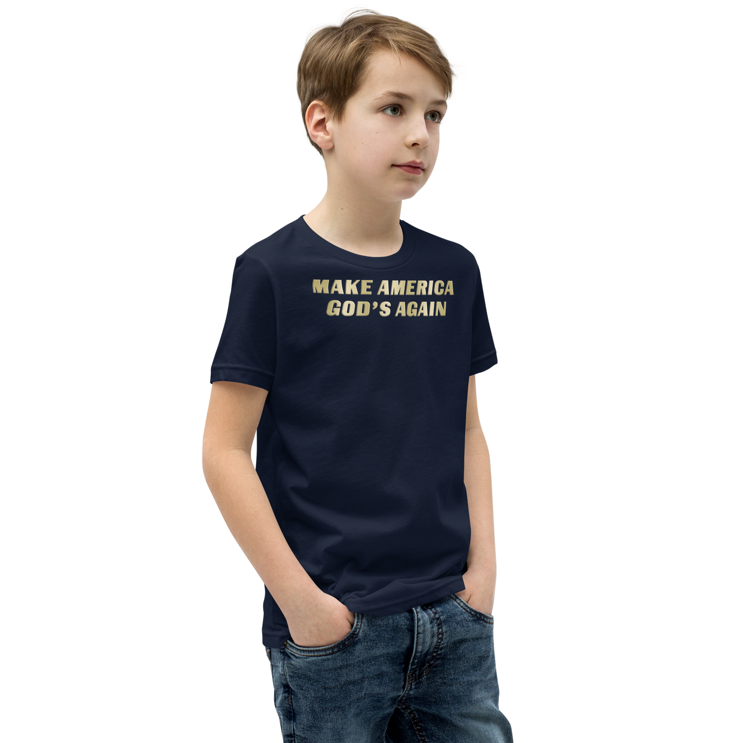 Make America God's Again - Premium  Kids Teeshirt