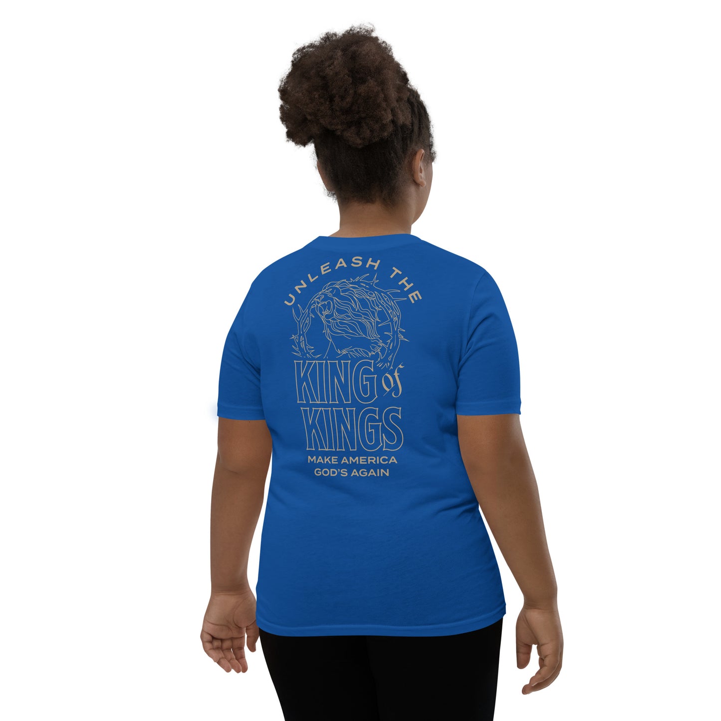 Unleash The King Of Kings - Lion Of Judah - Kids' T-Shirt