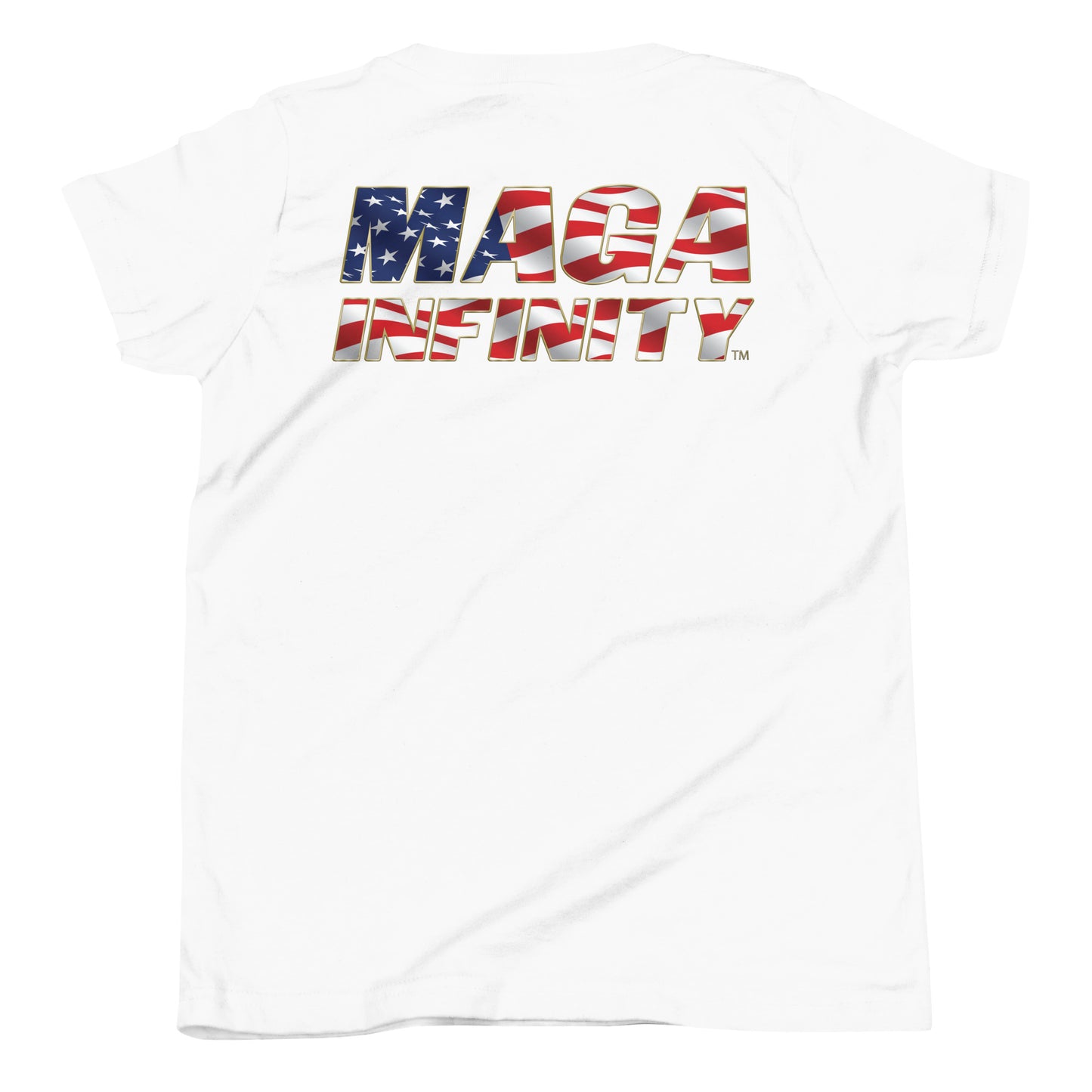 Trump - American Made, MAGA Infinity, Two-Sided Kid's T-Shirt