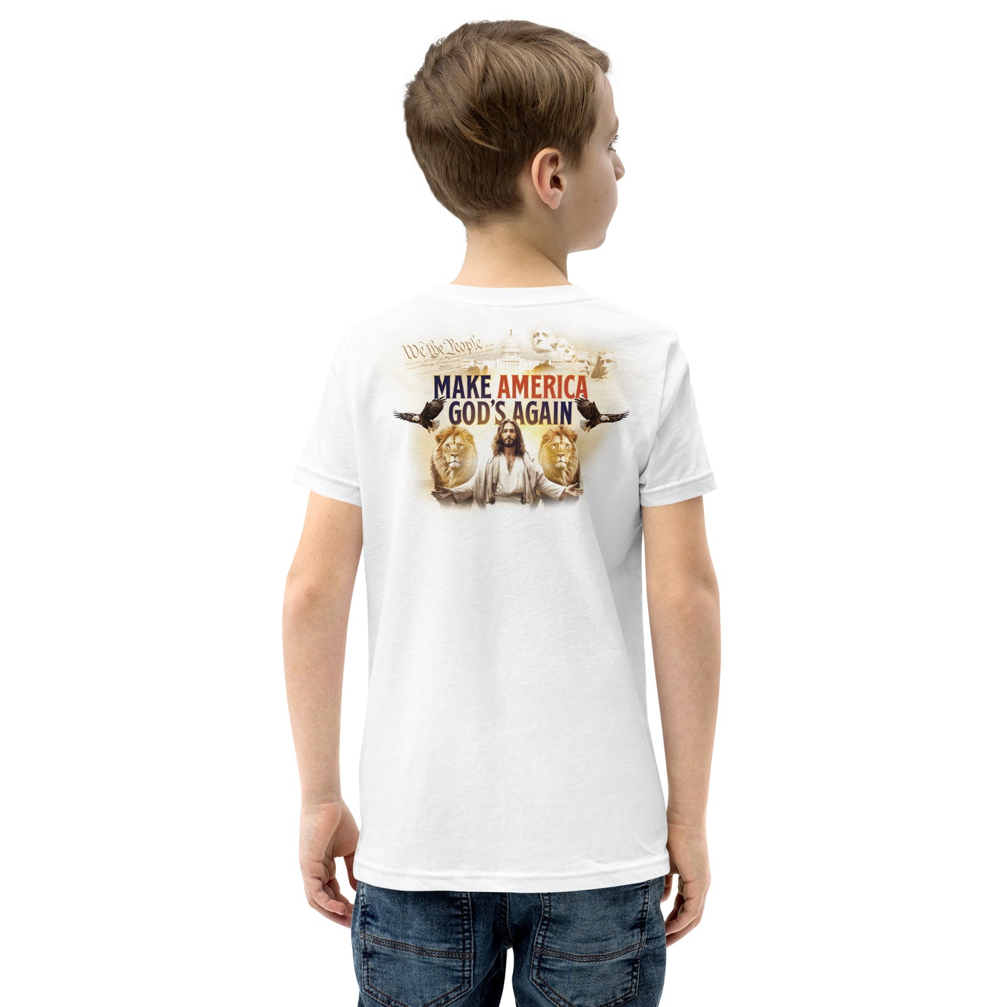 Unleash The King Of Kings - Make America God's Again - Kids' T-Shirt