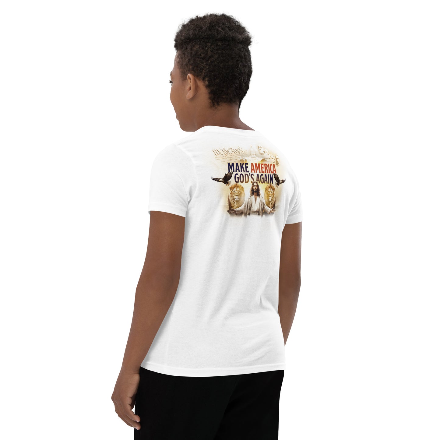 Unleash The King Of Kings - Make America God's Again - Kids' T-Shirt