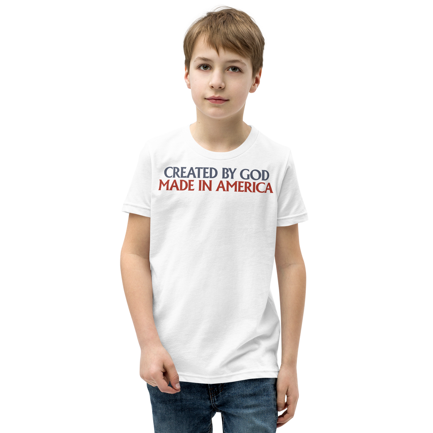 Created By God, Made In America Kids' T-Shirt