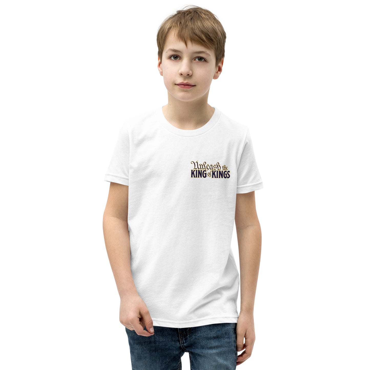 Unleash The King Of Kings - Christian Kids' T-Shirt